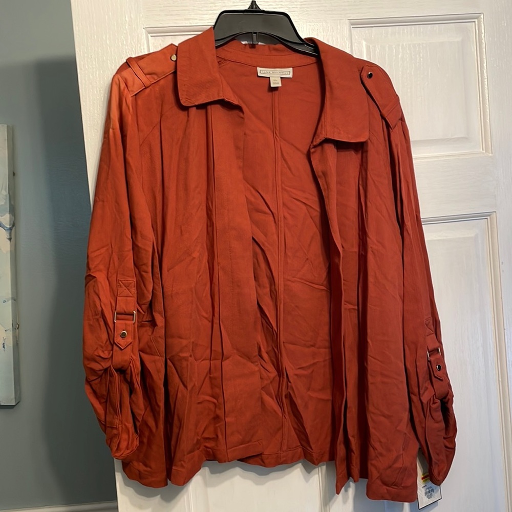 Burnt orange jacket
